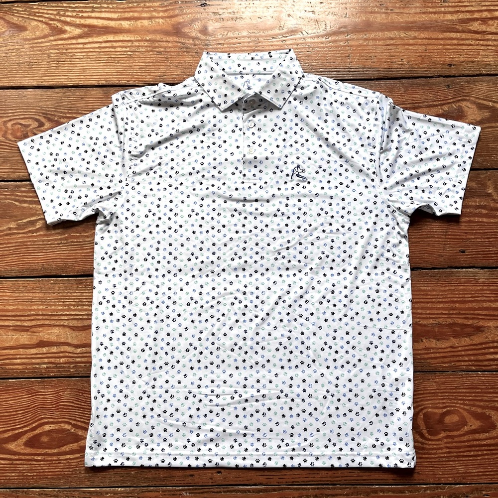 Rhoback paw print large polo